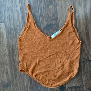 Free people beach sweater tank